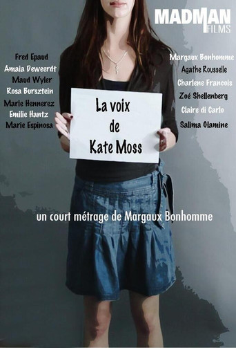 Poster for Kate Moss' Voice Vost