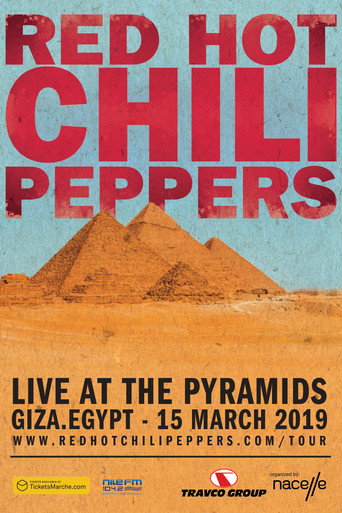 Poster for Red Hot Chili Peppers Live At The Pyramids