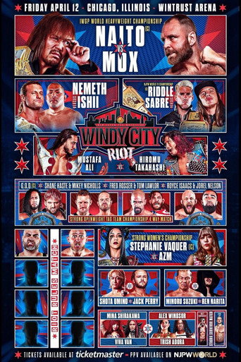 Poster for NJPW Windy City Riot 2024