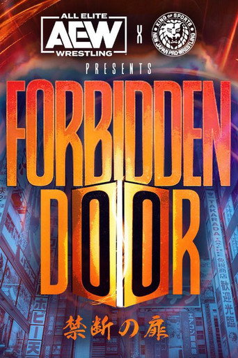 Poster for AEW x NJPW Presents Forbidden Door 2022