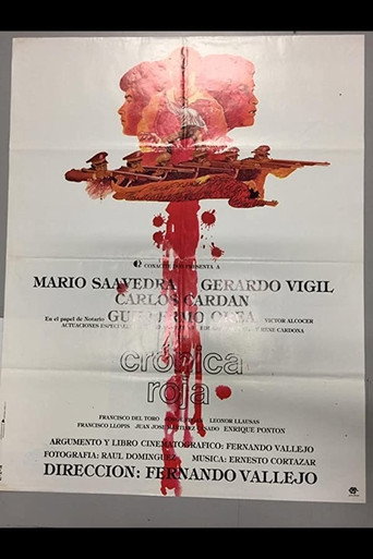 Poster for Crónica roja