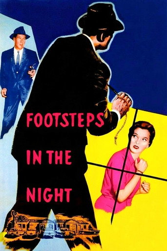 Poster for Footsteps in the Night