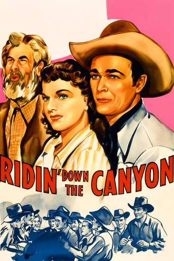 Poster for Ridin' Down the Canyon