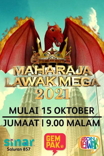 The poster for Maharaja Lawak Mega 2021