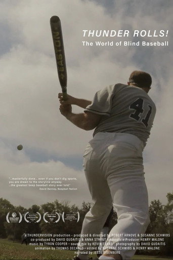 Poster for Thunder Rolls! The World of Blind Baseball
