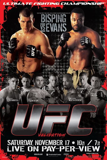 Poster for UFC 78: Validation