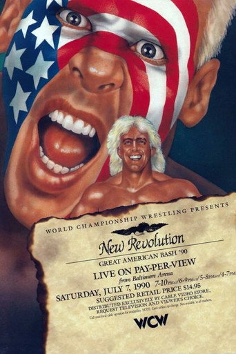 Poster for WCW The Great American Bash 1990