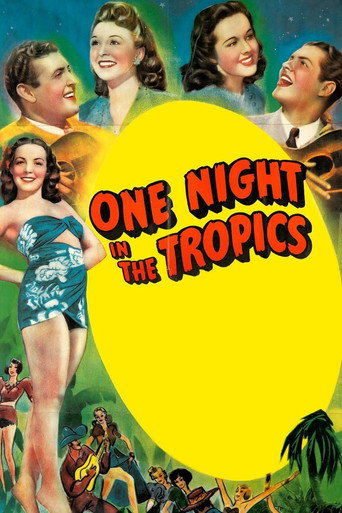 Poster for One Night in the Tropics