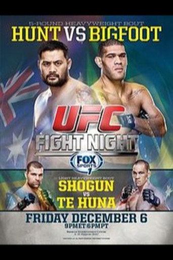 Poster for UFC Fight Night 33: Hunt vs. Bigfoot