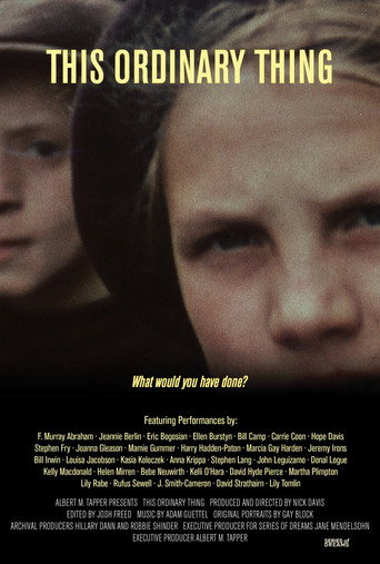 Poster for This Ordinary Thing