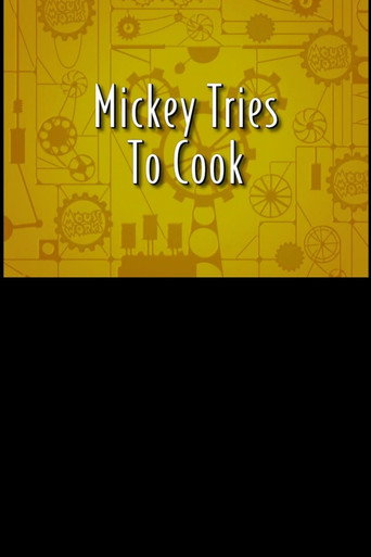 Poster for Mickey Mouse Tries To Cook