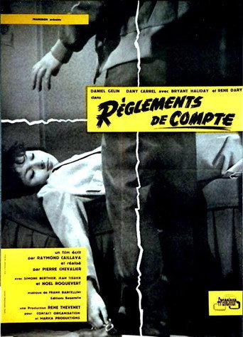 Poster for Règlements de compte