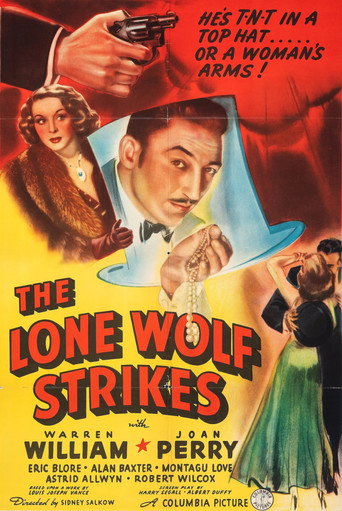 Poster for The Lone Wolf Strikes