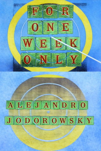Poster for Jonathan Ross Presents for One Week Only: Alejandro Jodorowsky