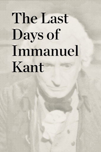 Poster for The Last Days of Immanuel Kant