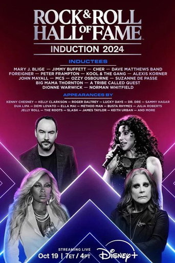 Poster for 2024 Rock & Roll Hall of Fame Induction Ceremony