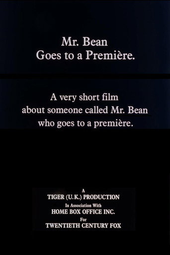 Poster for Mr. Bean Goes to a Première