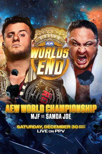 Poster for AEW Worlds End 2023