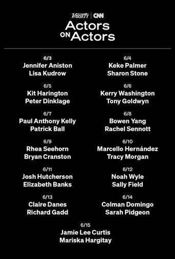Poster for Variety & CNN Actors on Actors