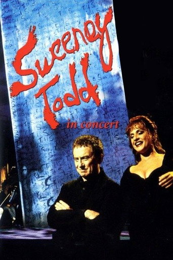 Poster for Sweeney Todd: The Demon Barber of Fleet Street in Concert