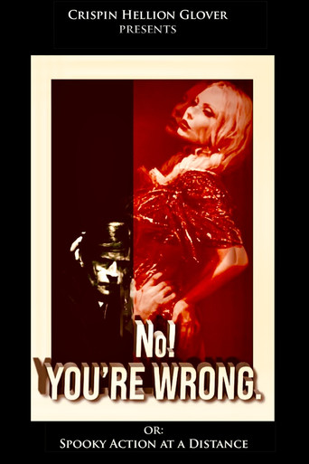 Poster for No! YOU'RE WRONG. or: Spooky Action at a Distance