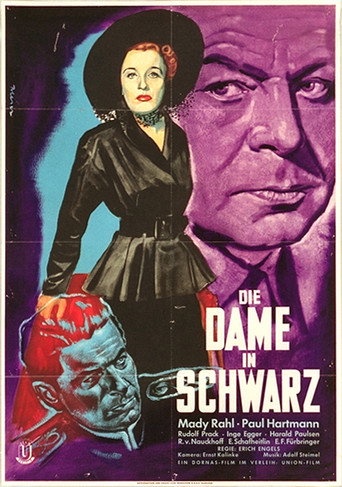 Poster for Die Dame in Schwarz