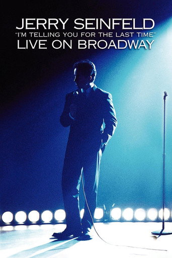 Poster for Jerry Seinfeld: I'm Telling You for the Last Time