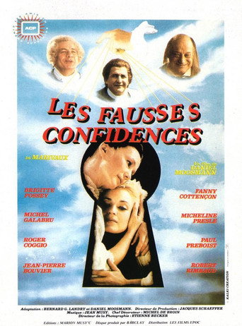 Poster for Les Fausses Confidences