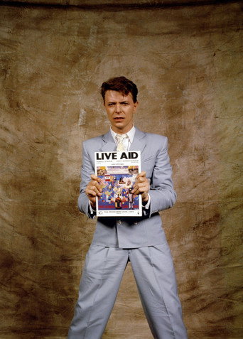 Poster for David Bowie at Live Aid