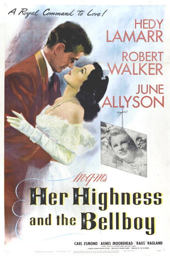 Poster for Her Highness and the Bellboy