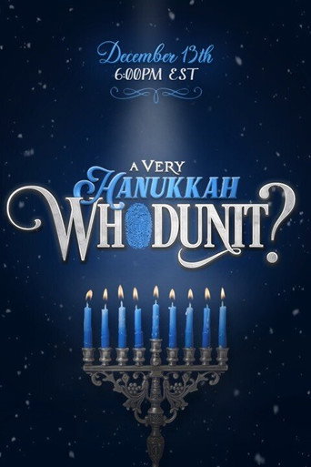 The poster for A Very Hanukkah Whodunit