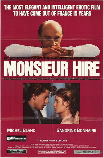 Poster for Monsieur Hire