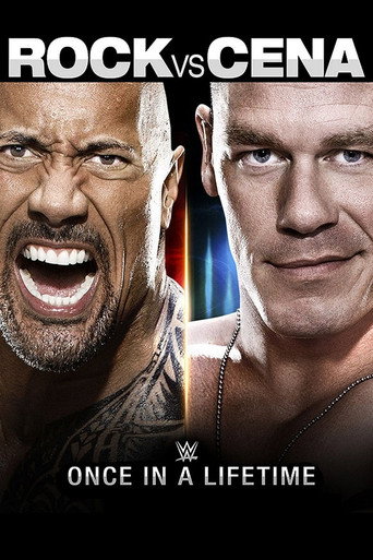 Poster for WWE: The Rock vs John Cena: Once in a Lifetime
