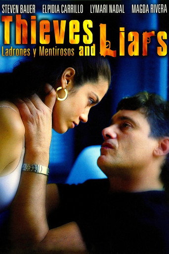 Poster for Ladrones y mentirosos