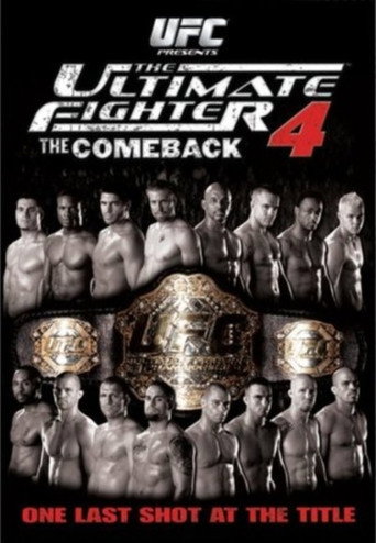 The poster for The Ultimate Fighter 4: The Comeback