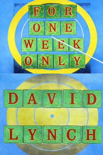 Poster for Jonathan Ross Presents for One Week Only: David Lynch