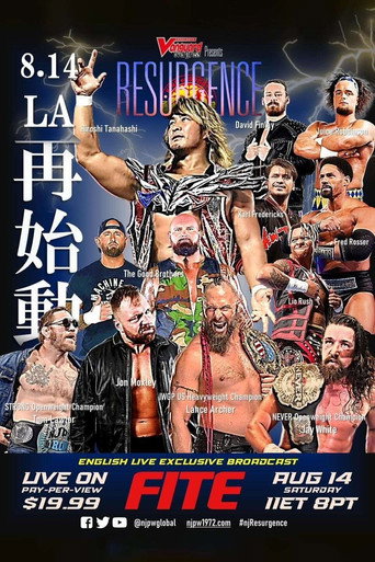 Poster for NJPW Resurgence 2021