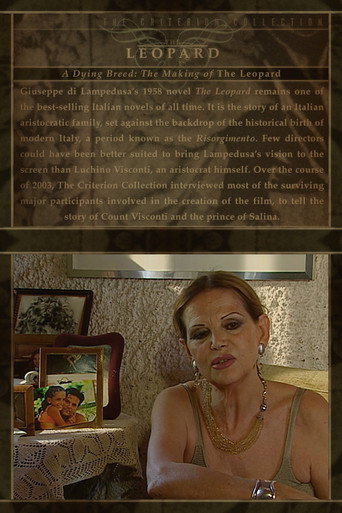 Poster for A Dying Breed: The Making of 'The Leopard'