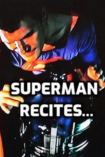Poster for Superman Recites Selections from 'The Bell Jar' and Other Works by Sylvia Plath