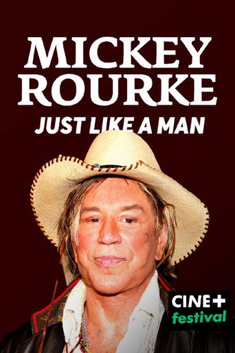 Poster for Mickey Rourke: Just Like a Man