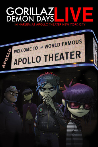 Poster for Gorillaz: Demon Days Live in Harlem at Apollo Theater