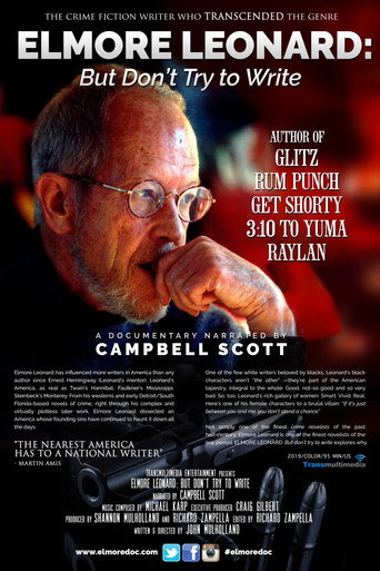 Poster for Elmore Leonard: "But Don't Try to Write"