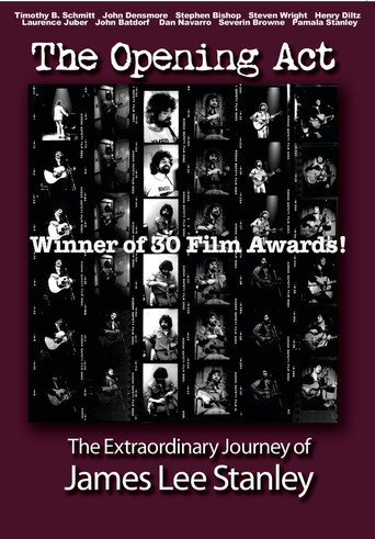 Poster for The Opening Act - The Extraordinary Journey of JAMES LEE STANLEY