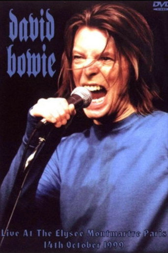 Poster for David Bowie - Live at The Elysee Montmartre Paris