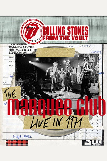 Poster for The Rolling Stones: From the Vault - The Marquee Club 1971