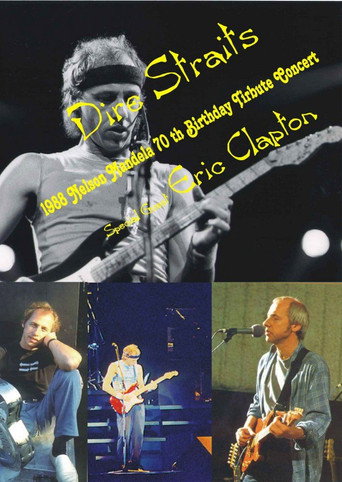 Poster for Dire Straits with Eric Clapton - Nelson Mandela 70th Birthday Tribute