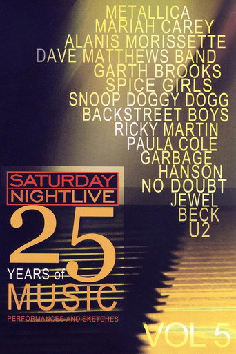 Poster for Saturday Night Live: 25 Years of Music Vol. 5