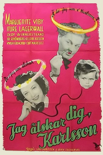 Poster for I Love You Karlsson