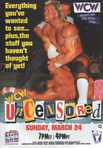 Poster for WCW Uncensored 1996