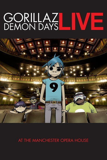 Poster for Gorillaz: Demon Days Live at the Manchester Opera House
